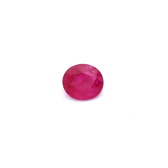 0.63 VI2 Oval Pinkish Red Ruby