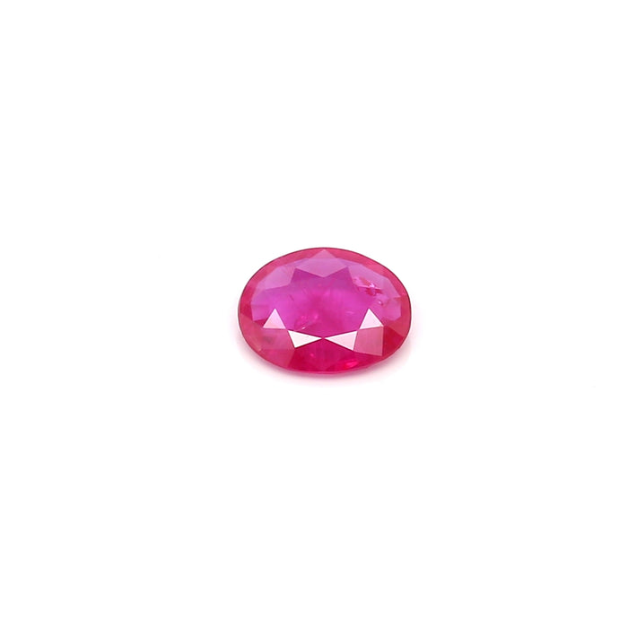 0.41 VI2 Oval Pinkish Red Ruby