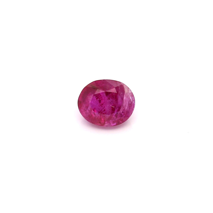 0.89 I1 Oval Pinkish Red Ruby