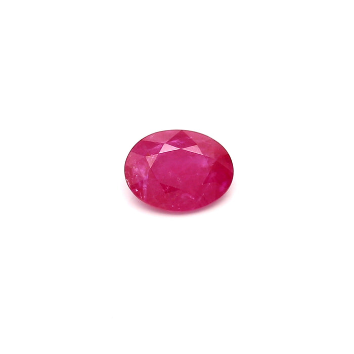 0.85 VI2 Oval Pinkish Red Ruby