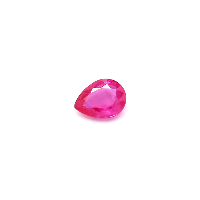 0.43 VI1 Pear-shaped Pinkish Red Ruby