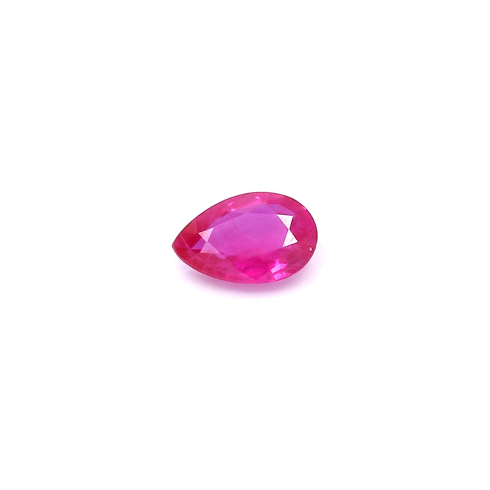 0.48 VI2 Pear-shaped Pinkish Red Ruby