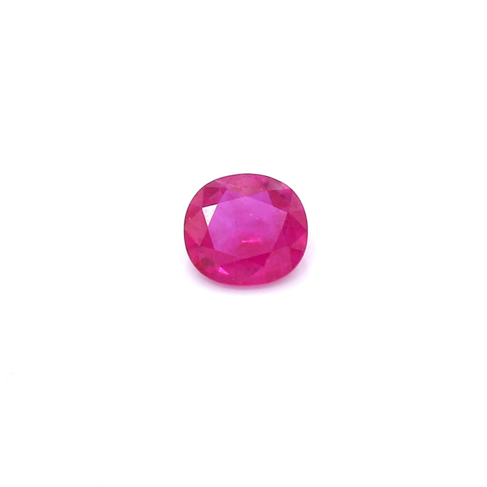 0.55 VI2 Cushion Pinkish Red Ruby