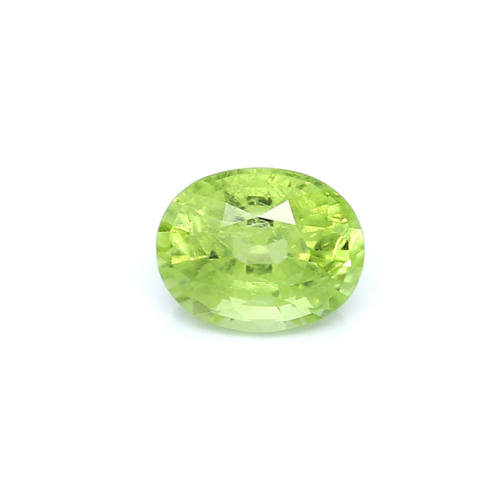 2.5 VI2 Oval Yellowish Green Peridot