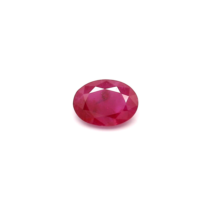 0.75 VI2 Oval Pinkish Red Ruby