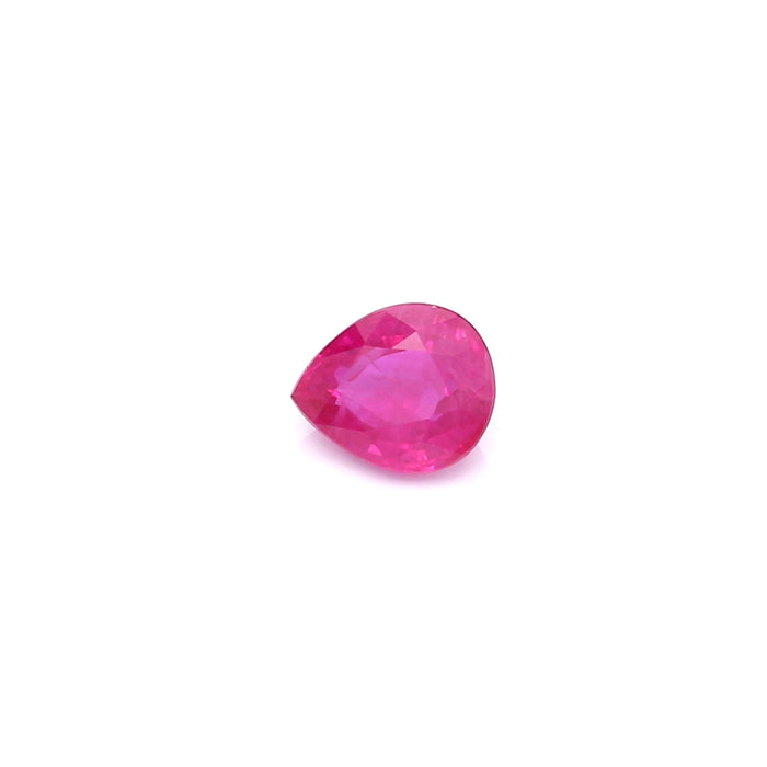 0.73 VI1 Pear-shaped Pinkish Red Ruby