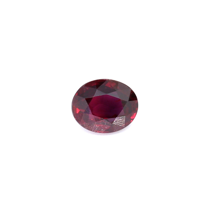 1.36 VI1 Oval Purplish Red Ruby