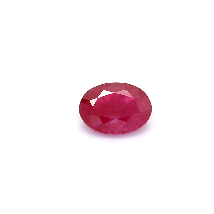 1 VI2 Oval Purplish Red Ruby