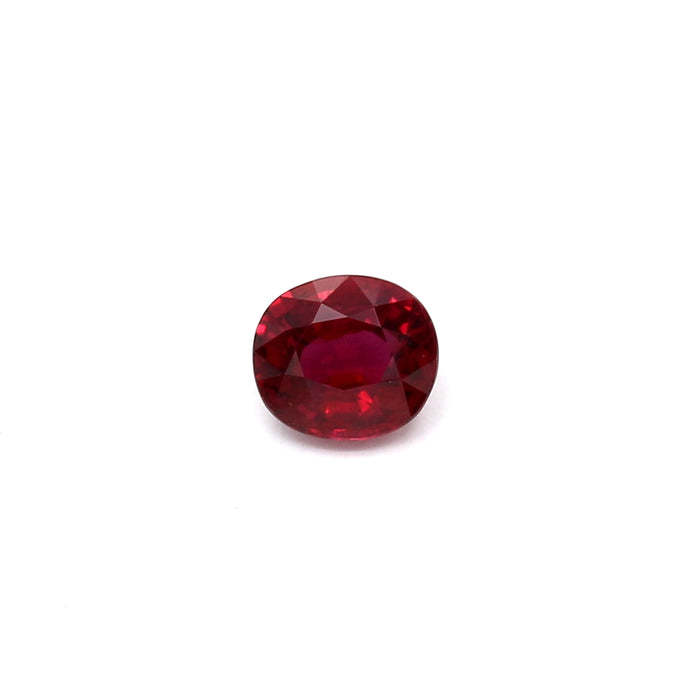 0.84 VI1 Oval Purplish Red Ruby