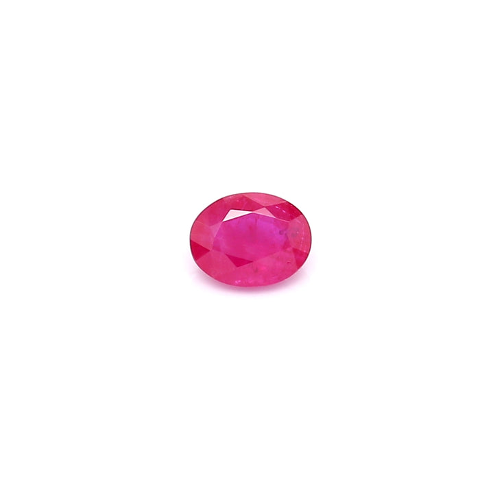 0.39 VI2 Oval Pinkish Red Ruby