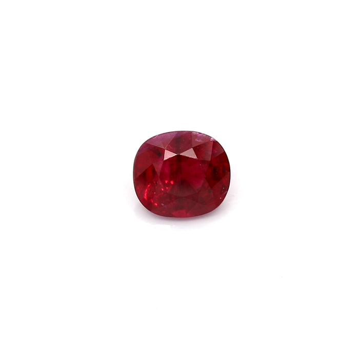 0.91 VI1 Cushion Red Ruby