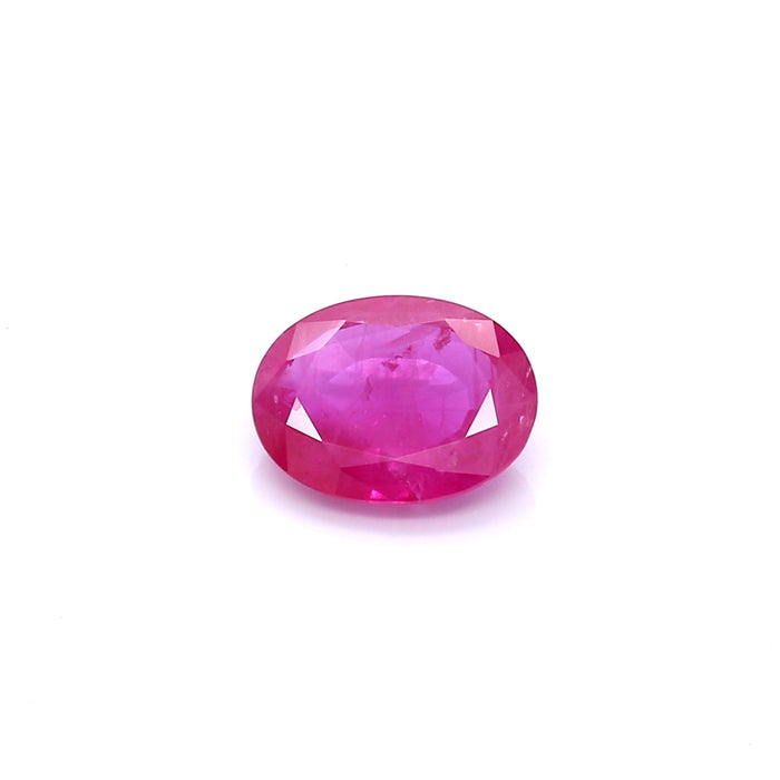 1.18 VI2 Oval Pinkish Red Ruby