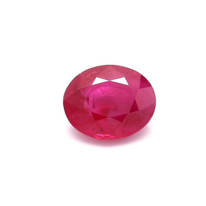 3.39 VI2 Oval Pinkish Red Ruby