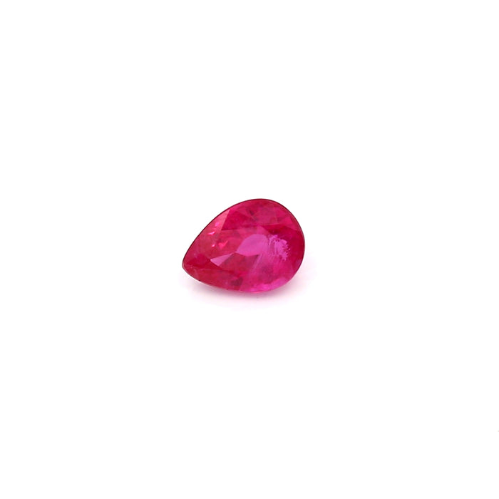 0.52 VI1 Pear-shaped Pinkish Red Ruby