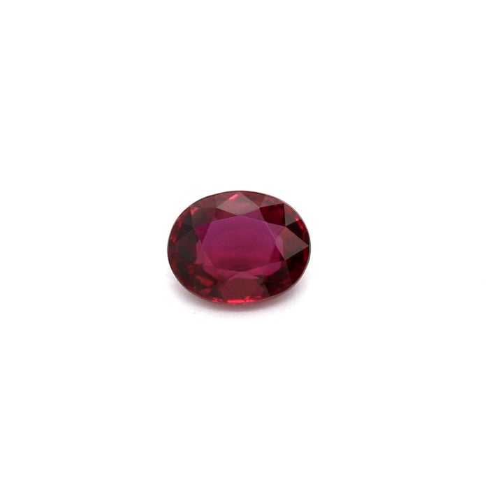 0.91 EC1 Oval Purplish Red Ruby