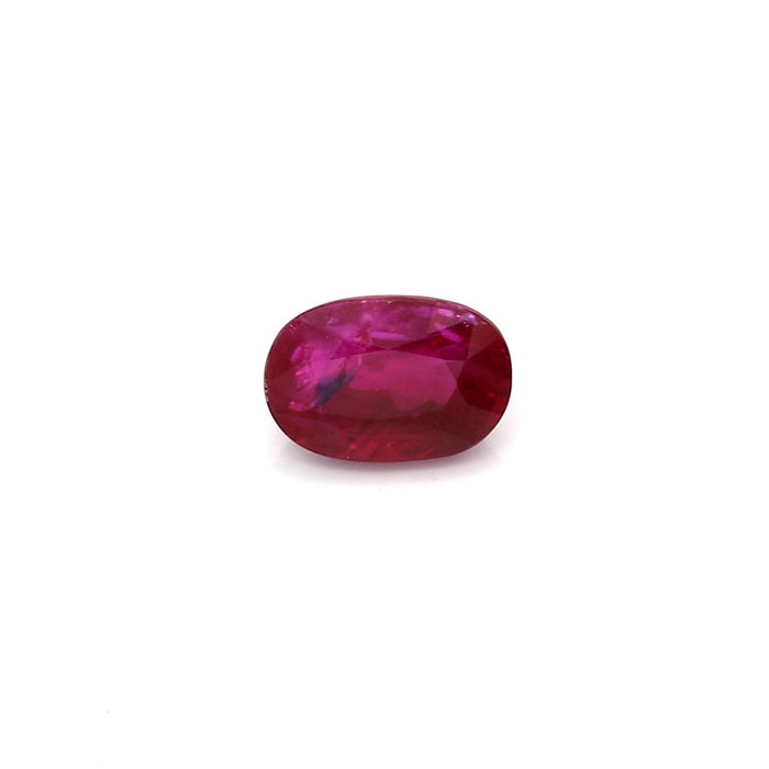 1.09 VI2 Oval Purplish Red Ruby