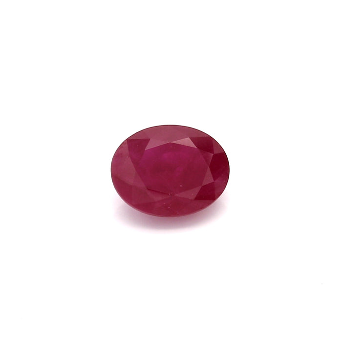 1.51 I2 Oval Purplish Red Ruby