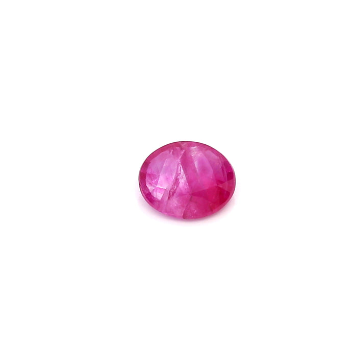 0.66 VI2 Oval Pinkish Red Ruby