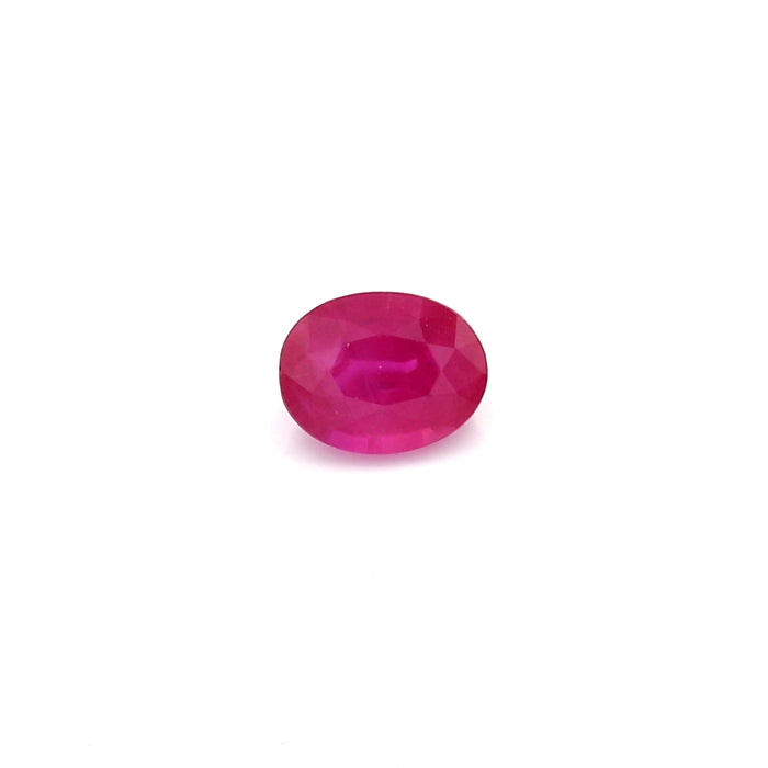 0.69 VI2 Oval Pinkish Red Ruby