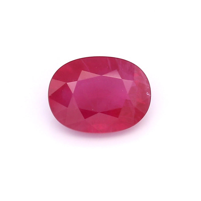 1.38 VI2 Oval Pinkish Red Ruby