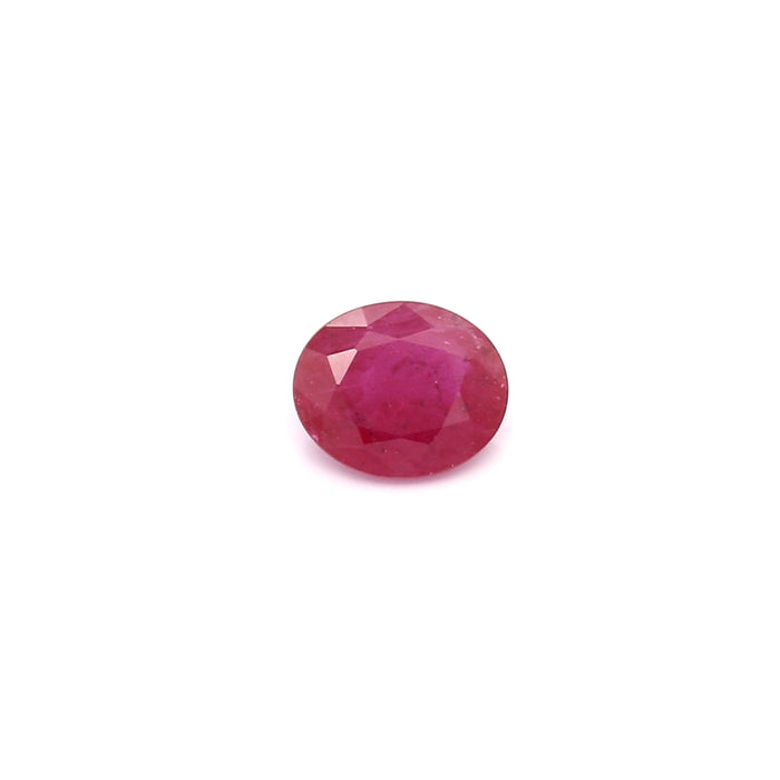 0.63 VI2 Oval Pinkish Red Ruby