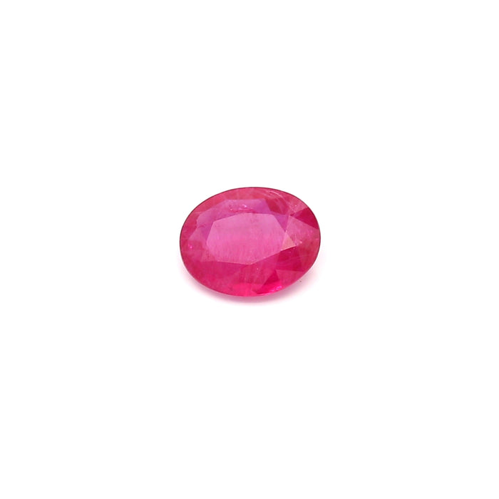 0.59 VI2 Oval Pinkish Red Ruby