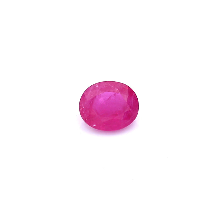 0.72 VI2 Oval Pinkish Red Ruby