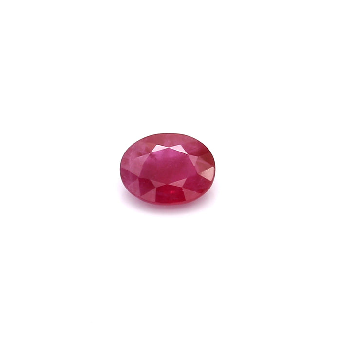 0.63 VI2 Oval Pinkish Red Ruby