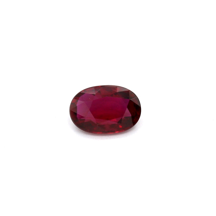 0.89 EC1 Oval Purplish Red Ruby