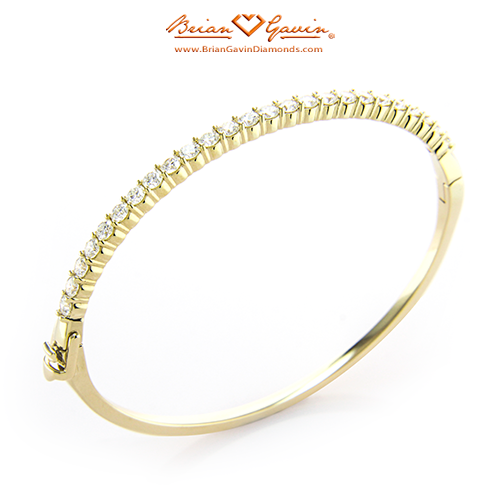 14k White Gold Diamond Bracelet, Pave Set Bangle, Stacking Bracelet for  Women, Natural Round Diamond, Birthday Gift, 2.08 Ct D-E-F/VVS-VS - Etsy